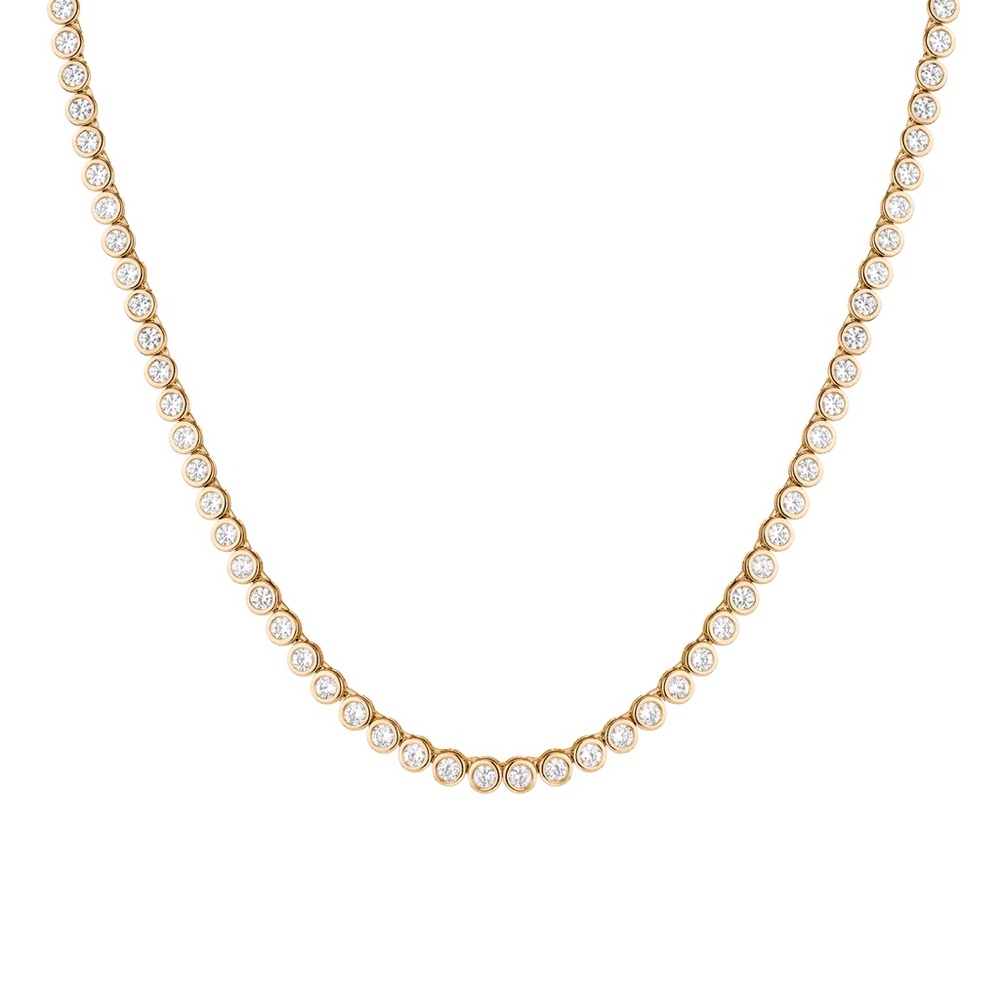 Aurate Gold Tennis Necklace